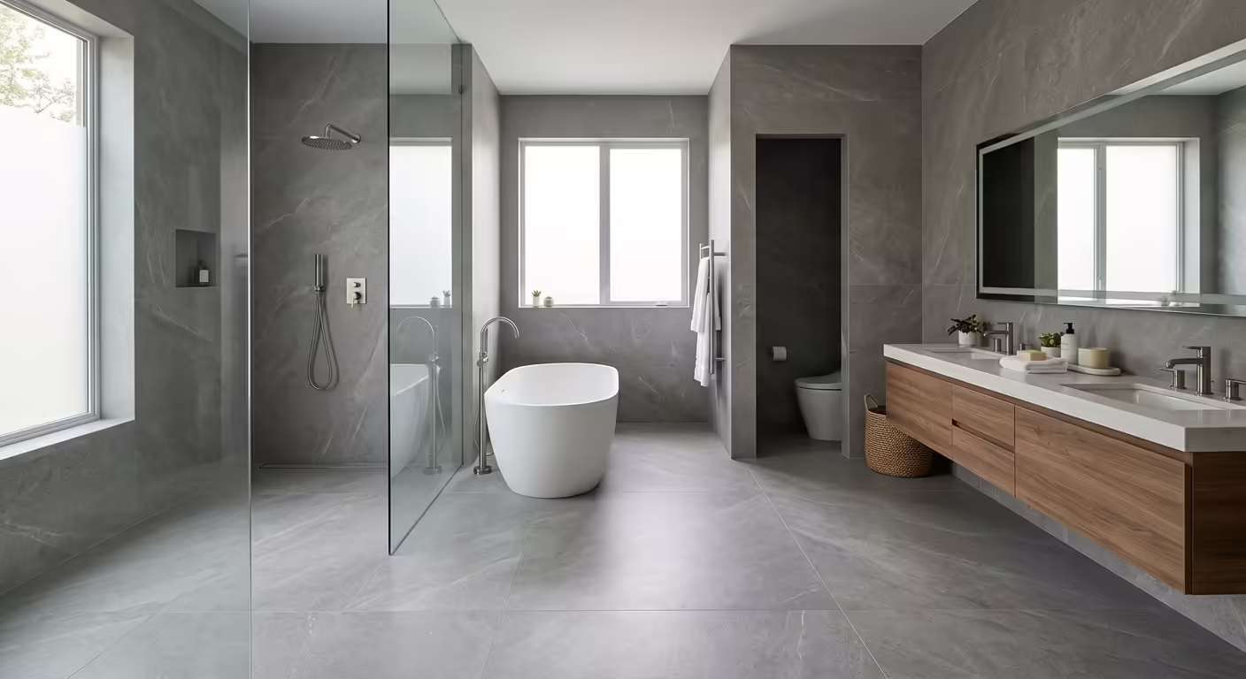 Oversized Slabs for Seamless Surfaces