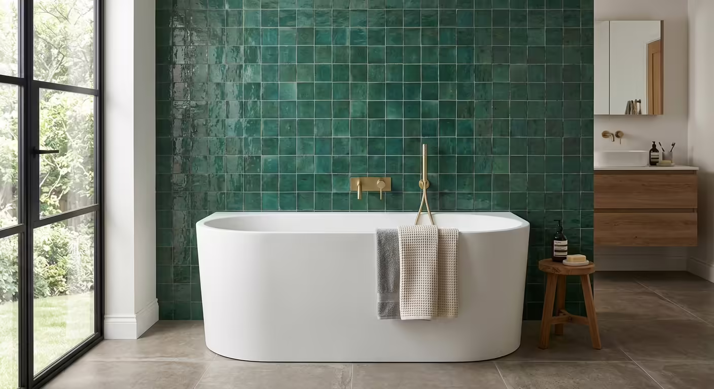 Back-to-Wall Freestanding Baths