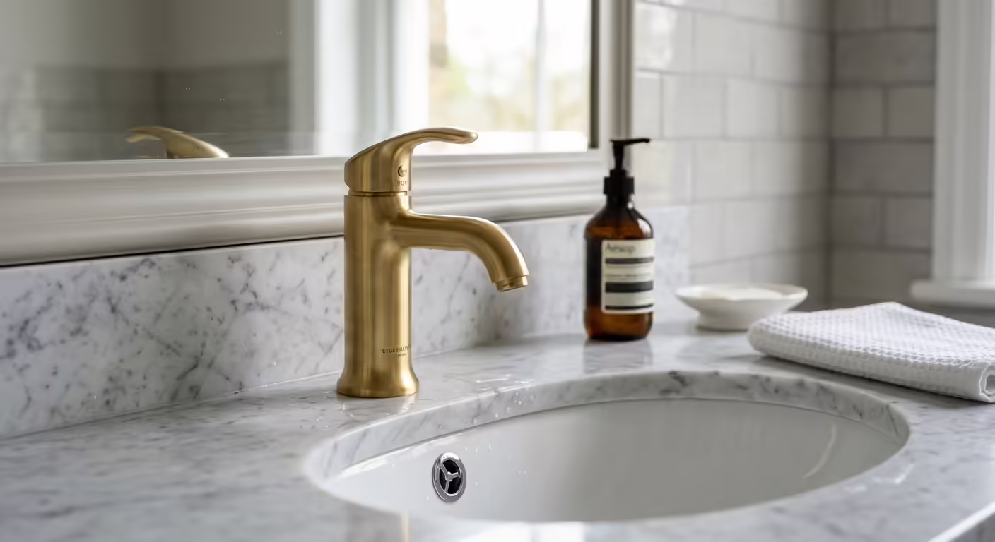 Luxurious Warmth: Brushed Gold and Brass