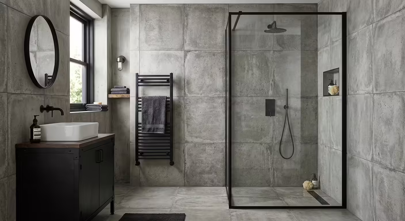 Industrial Chic: How to Master the Raw and Rugged Bathroom Look