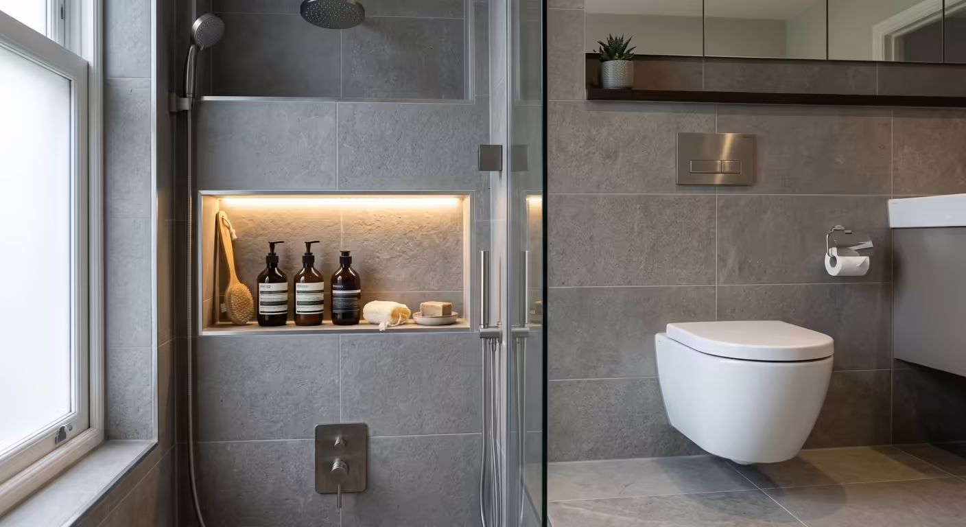 Niche Storage and Concealed Cisterns