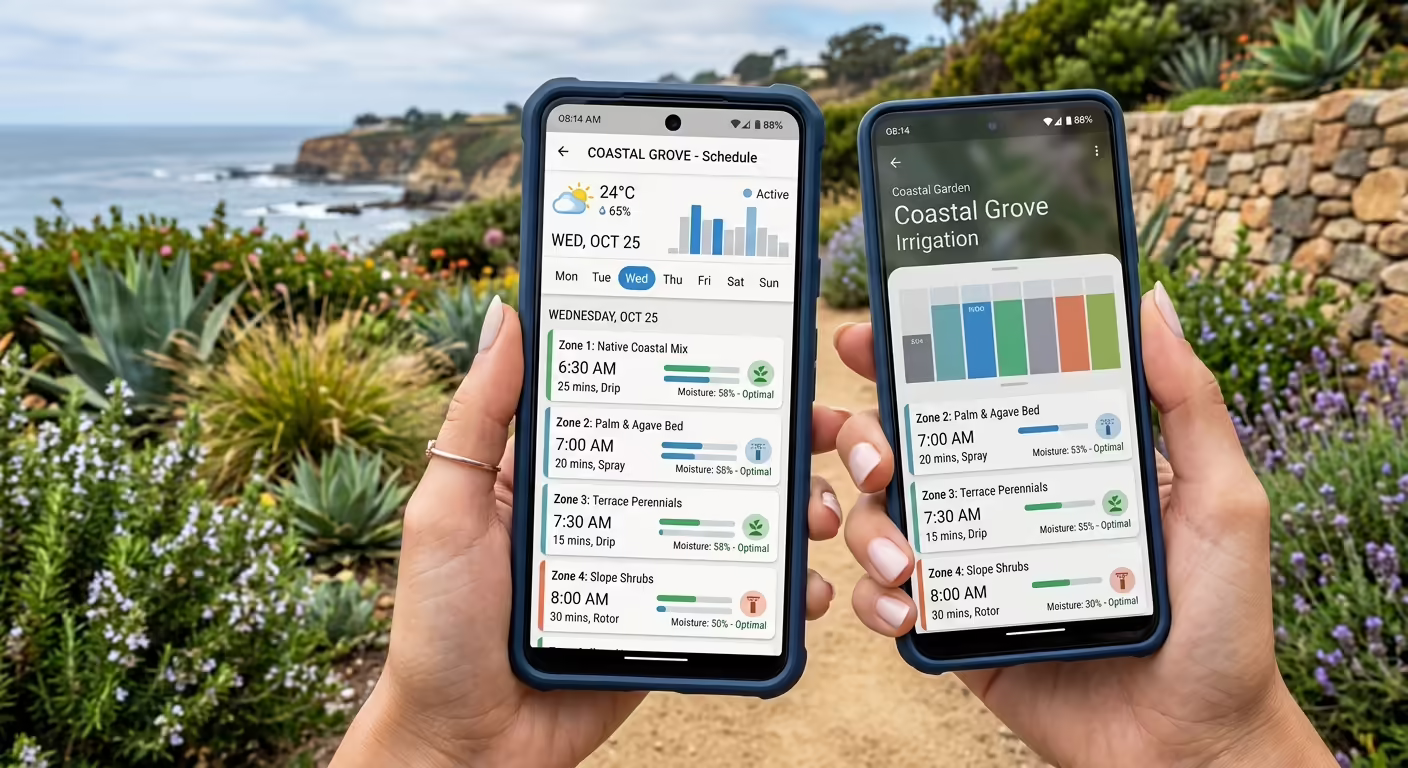 Smart Irrigation and Water-Saving Taps